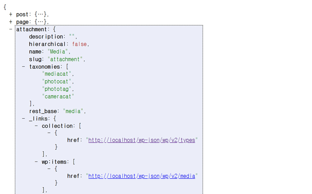 워드프레스 REST API 포스트 타입