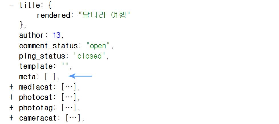 워드프레스 REST API meta 필드